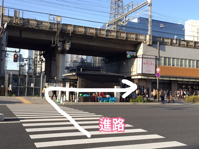 東寺から京都駅　徒歩